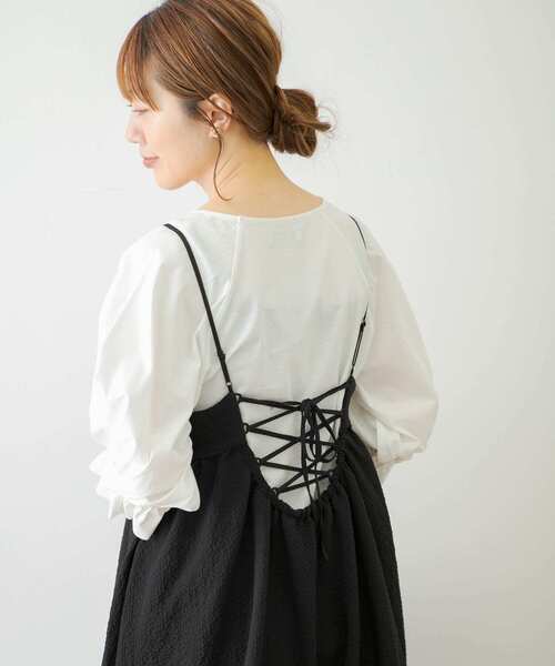 URBAN RESEARCH Sonny Label（アーバンリサーチサニーレーベル）の「キャンディースリーブカットプルオーバー（Tシャツ/カットソー・レディース・ブラック/ホワイト/ブルー/ミント/マスタード・FREE）」の11枚目の写真