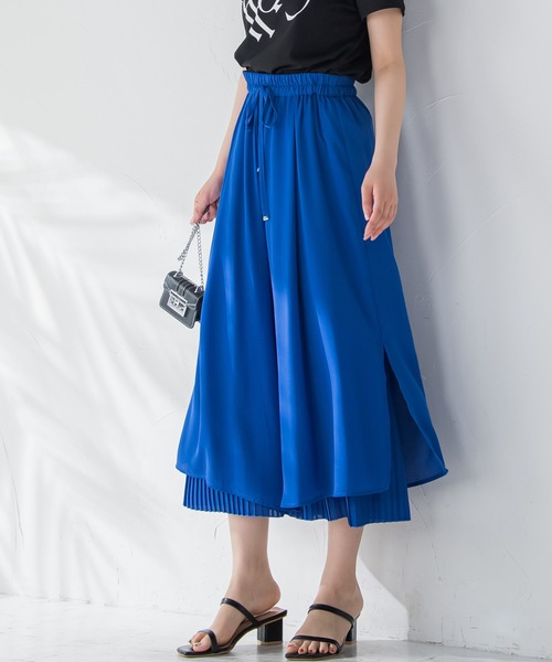 VICKY（ビッキー）の「【毎年人気！ビッキー定番/新色登場】スカーチョ《手洗い可能》（その他パンツ・レディース・ブルー/ホワイト/ブラック/カーキ・M）」の4枚目の写真