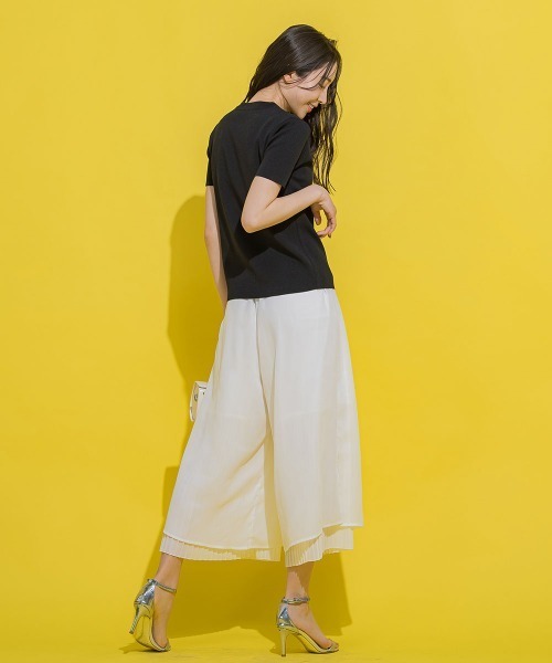 VICKY（ビッキー）の「【毎年人気！ビッキー定番/新色登場】スカーチョ《手洗い可能》（その他パンツ・レディース・ブルー/ホワイト/ブラック/カーキ・M）」の5枚目の写真