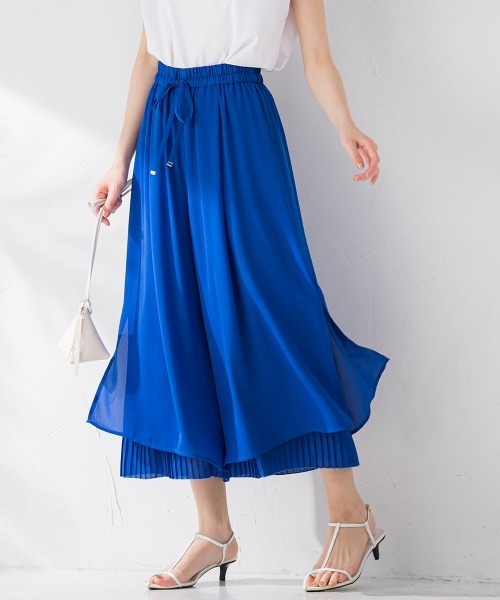 VICKY（ビッキー）の「【毎年人気！ビッキー定番/新色登場】スカーチョ《手洗い可能》（その他パンツ・レディース・ブルー/ホワイト/ブラック/カーキ・M）」の8枚目の写真