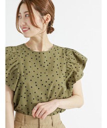 Te chichi | サッカードットフレアスリーブブラウス(シャツ/ブラウス)