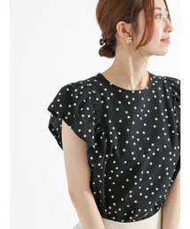 Te chichi | サッカードットフレアスリーブブラウス(シャツ/ブラウス)