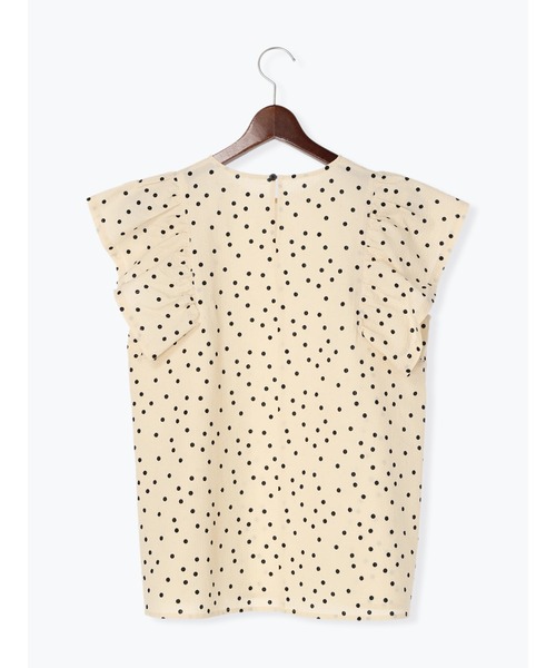 Te chichi（テチチ）の「サッカードットフレアスリーブブラウス（シャツ/ブラウス・レディース・オフホワイト/ブラック/カーキ・F）」の5枚目の写真