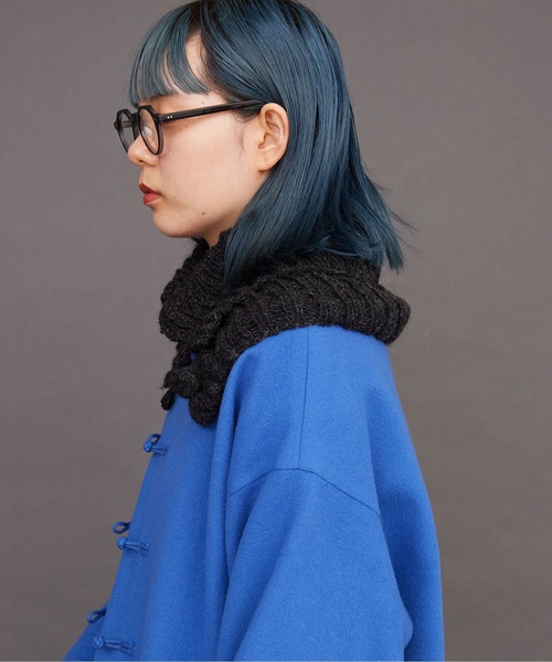 MATURE HA マチュアーハ ブルーフォックス スヌード ネックウォーマー