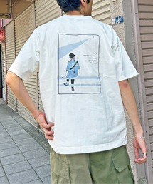 バックイラストプリントT