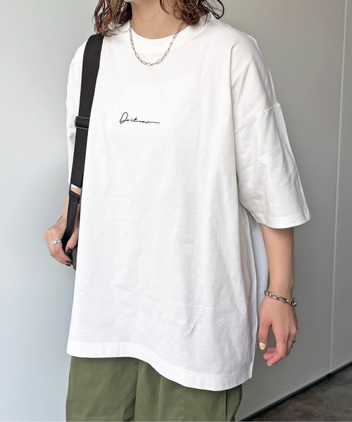 CPCM（シーピーシーエム）の「バックイラストプリントT（Tシャツ/カットソー・メンズ・ベージュ/ブラック/ホワイト系その他/オフホワイト・LARGE/MEDIUM）」の6枚目の写真