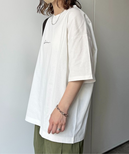 CPCM（シーピーシーエム）の「バックイラストプリントT（Tシャツ/カットソー・メンズ・ベージュ/ブラック/ホワイト系その他/オフホワイト・LARGE/MEDIUM）」の7枚目の写真