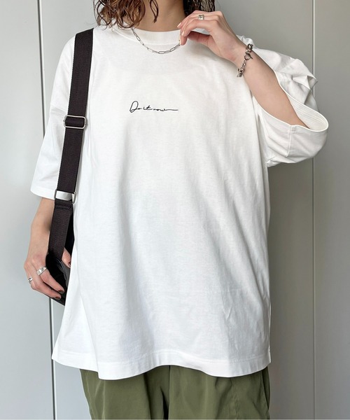 CPCM（シーピーシーエム）の「バックイラストプリントT（Tシャツ/カットソー・メンズ・ベージュ/ブラック/ホワイト系その他/オフホワイト・LARGE/MEDIUM）」の9枚目の写真