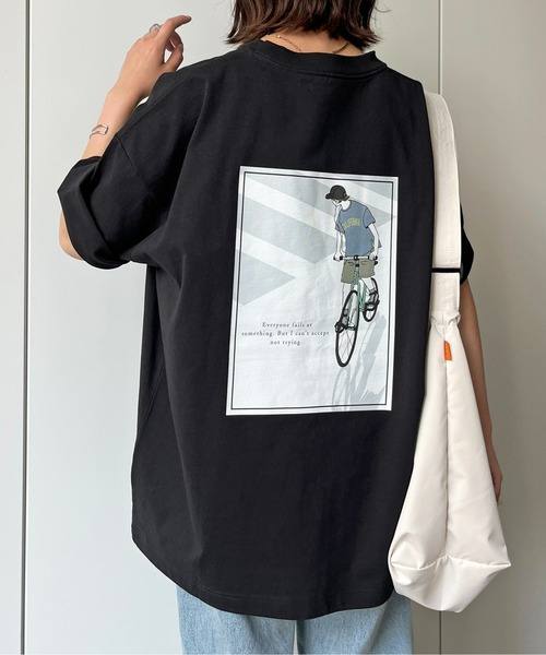 CPCM（シーピーシーエム）の「バックイラストプリントT（Tシャツ/カットソー・メンズ・ベージュ/ブラック/ホワイト系その他/オフホワイト・LARGE/MEDIUM）」の14枚目の写真