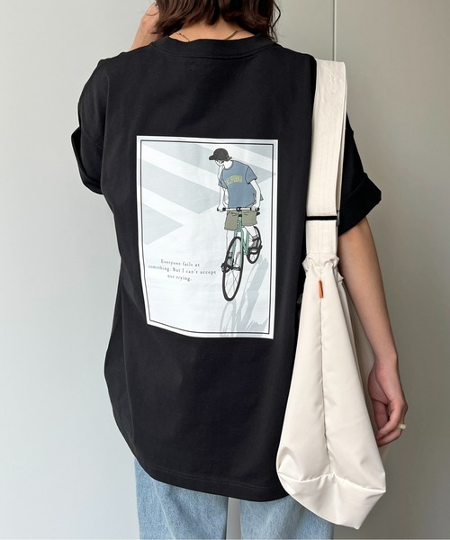 CPCM（シーピーシーエム）の「バックイラストプリントT（Tシャツ/カットソー・メンズ・ベージュ/ブラック/ホワイト系その他/オフホワイト・LARGE/MEDIUM）」の15枚目の写真