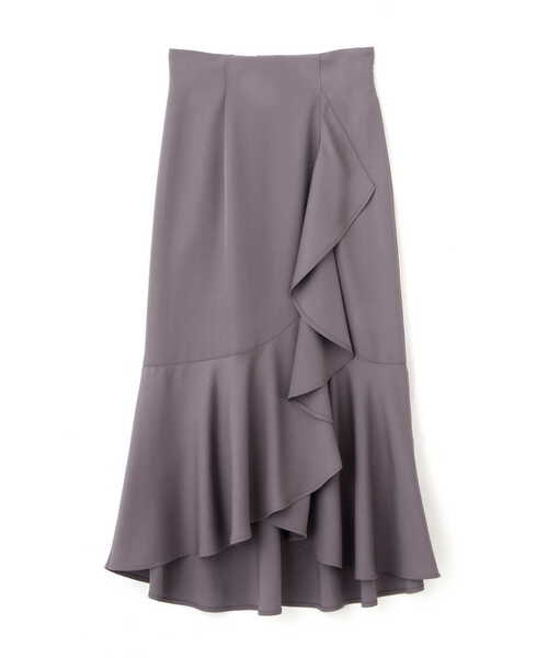 PROPORTION BODY DRESSING（プロポーションボディドレッシング）の「ラップラッフルスカート / 1213120903（スカート・レディース・オフホワイト/ダークグレー・SMALL/MEDIUM）」の3枚目の写真