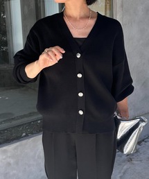 COLLAGE GALLARDAGALANTE | コンチョ釦カーデ(カーディガン/ボレロ)