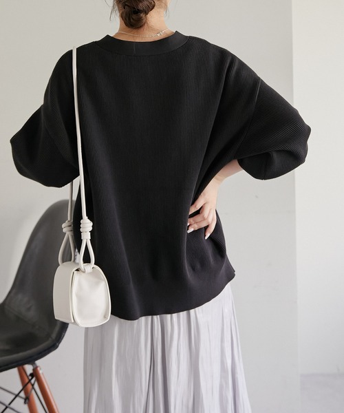 COLLAGE GALLARDAGALANTE（コラージュガリャルダガランテ）の「コンチョ釦カーデ（カーディガン/ボレロ・レディース・ブルー/ブラック/ベージュ・FREE）」の20枚目の写真