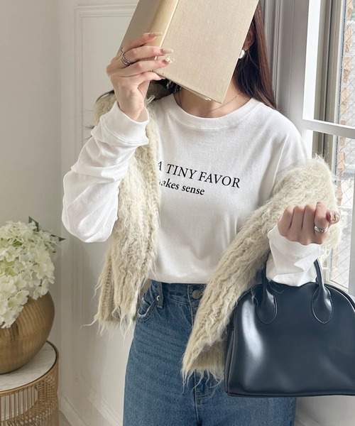 WEGO（ウィゴー）の「WEGO/クルーネックプリントロンT（Tシャツ/カットソー・レディース・その他4/その他7/その他5/その他1/その他8/その他3/その他6/その他2・SMALL/MEDIUM/LARGE）」の18枚目の写真