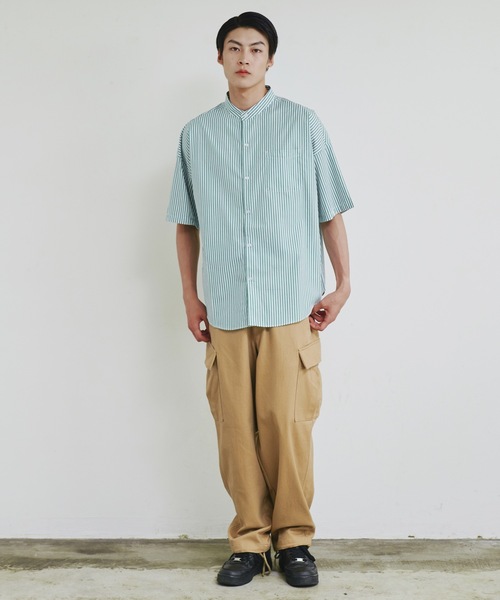 Magine（マージン）の「【SELECT】IR:コットン ツイル ワイド カーゴパンツ（カーゴパンツ・メンズ・ブラック/カーキ/ベージュ・M/L/XL）」の22枚目の写真