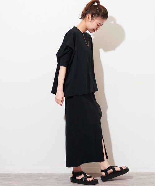 JOURNAL STANDARD relume(ジャーナルスタンダード レリューム)の「《追加4》MVSコットンワイドプルオーバー(Tシャツ/カットソー・レディース・グレー/ブラック・FREE)」の15枚目の写真