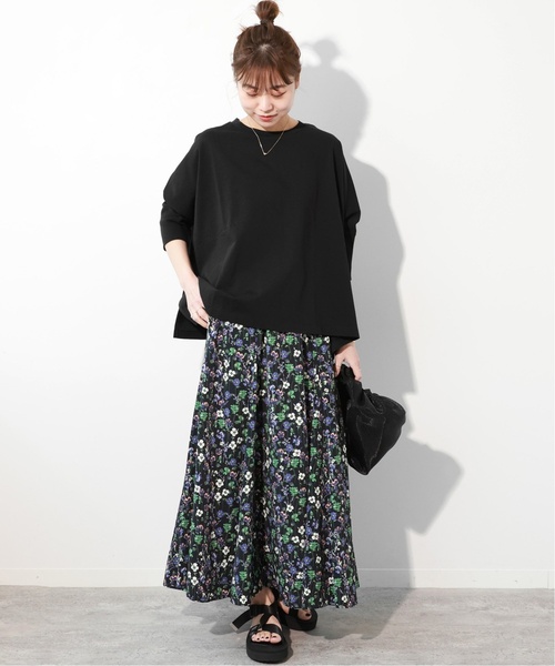 JOURNAL STANDARD relume(ジャーナルスタンダード レリューム)の「《追加4》MVSコットンワイドプルオーバー(Tシャツ/カットソー・レディース・グレー/ブラック・FREE)」の19枚目の写真