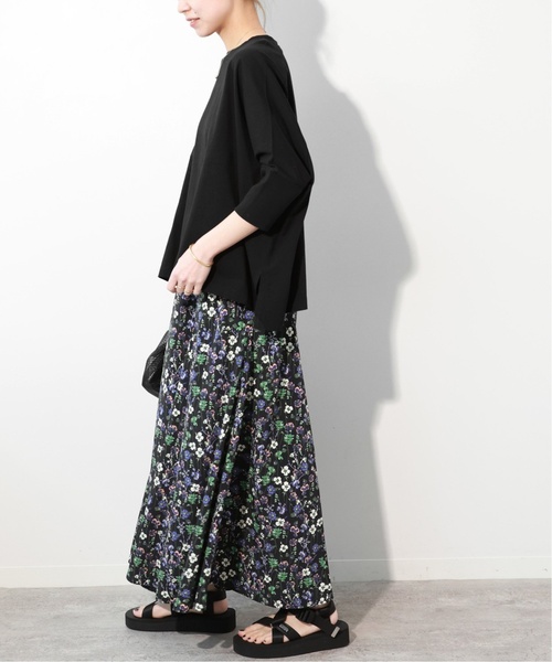 JOURNAL STANDARD relume(ジャーナルスタンダード レリューム)の「《追加4》MVSコットンワイドプルオーバー(Tシャツ/カットソー・レディース・グレー/ブラック・FREE)」の8枚目の写真