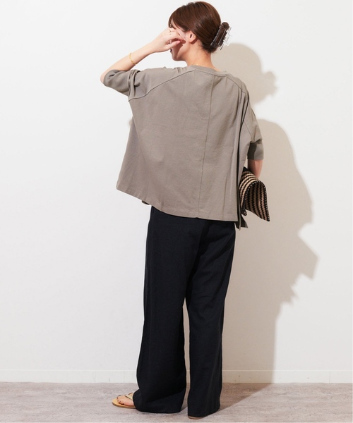 JOURNAL STANDARD relume(ジャーナルスタンダード レリューム)の「《追加4》MVSコットンワイドプルオーバー(Tシャツ/カットソー・レディース・グレー/ブラック・FREE)」の20枚目の写真