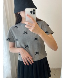 ミニリボンコンパクトワッフルT