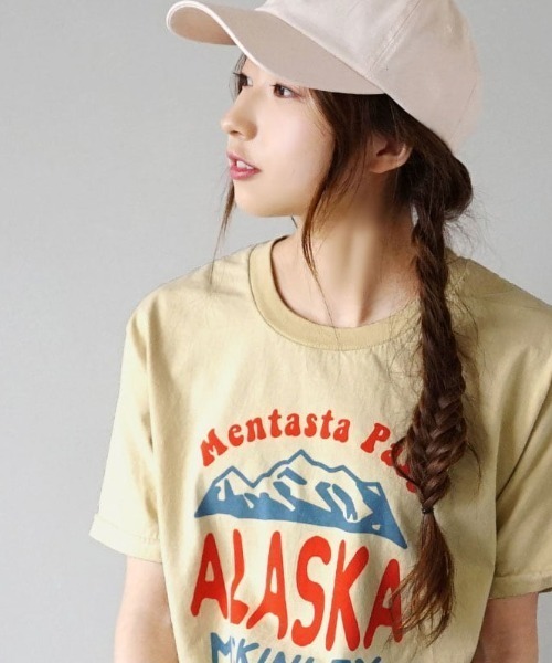 LLICA ヴィンテージTシャツ Size M 古着 80s USA製 Liberty Graphics 「LUNA」 満月 鳥 自然