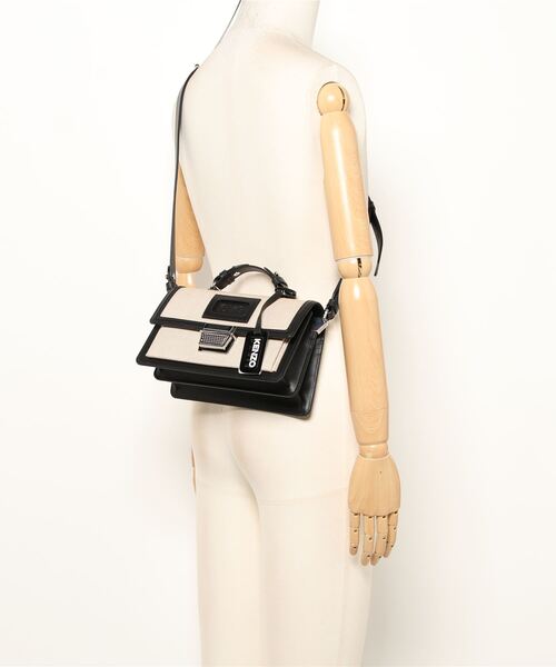 KENZO(ケンゾー)の「'Rue Vivienne' スモール バッグ ウィズ ストラップ(ショルダーバッグ・レディース・ブラック系その他/レッド系その他・ONE SIZE)」の3枚目の写真