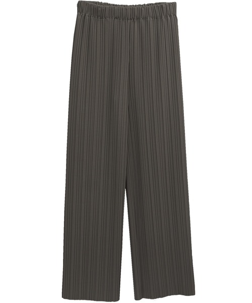 Social GIRL（ソーシャルガール）の「セルフカット プリーツパンツ セミワイドパンツ イージーパンツ（その他パンツ・レディース・ブラック/ベージュ/カーキ/モカ/グレイッシュベージュ/ライトブラウン/オフホワイト/ホワイト系その他/ブラック系その他2/ブラック系その他/ライトグリーン/イエロー/ダークグリーン/チャコールグレー・M/L）」の15枚目の写真