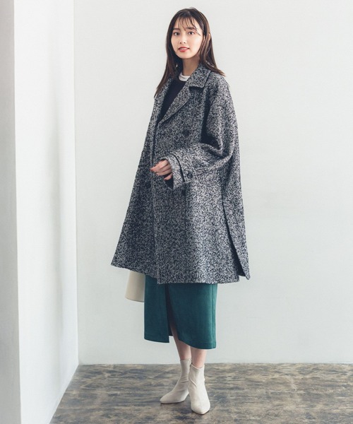 Andemiu（アンデミュウ）の「アソートＰコート965876（ピーコート・レディース・マルチ/ネイビー/モカ/ブラウン・FREE）」の16枚目の写真