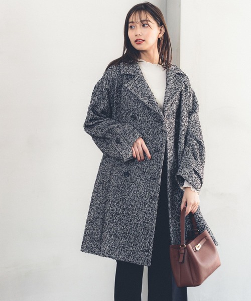 Andemiu（アンデミュウ）の「アソートＰコート965876（ピーコート・レディース・マルチ/ネイビー/モカ/ブラウン・FREE）」の19枚目の写真