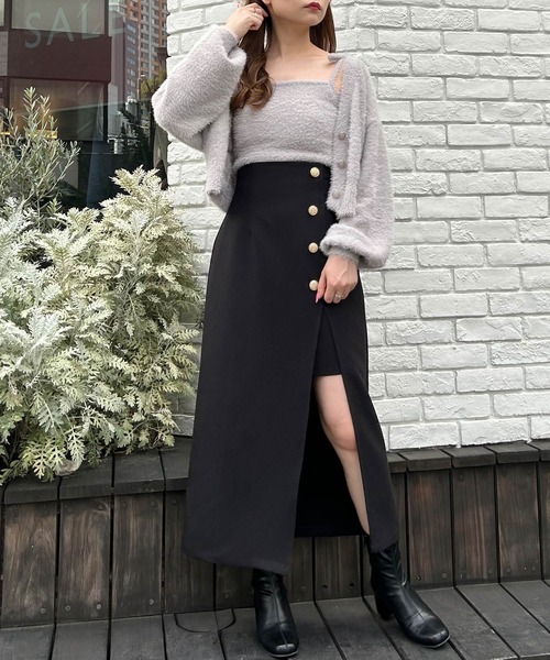 INGNI（イング）の「ストレッチミドルブーツ（ブーツ・レディース・アイボリー/ブラック・L/M）」の13枚目の写真