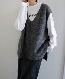 LIAN | ウールシャギーニットベスト(ベスト)