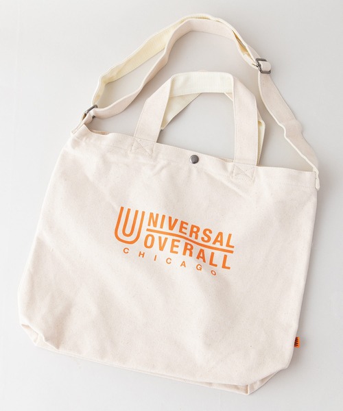 UNIVERSAL OVERALL(ユニバーサルオーバーオール)の「【UNIVERSALOVERALL/ユニバーサルオーバーオール】コットン 2WAY トートバッグ ショルダーバッグ ブランドロゴ(トートバッグ・メンズ・ホワイト系その他/ブラック/ホワイト/ブラック系その他・FREE)」の17枚目の写真