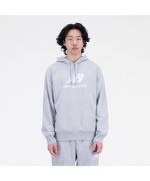 NB Essentials スタックドロゴ スウェットプルオーバーフーディ