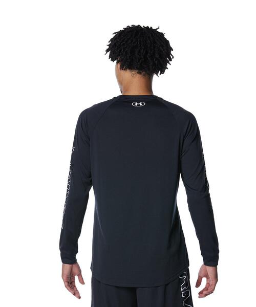 UNDER ARMOUR(アンダーアーマー)の「UAテック グラフィック ロングスリーブTシャツ(バスケットボール/メンズ)(Tシャツ/カットソー・メンズ・ブラック・M/XL/L/S)」の2枚目の写真