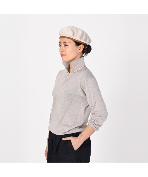 45R（フォーティファイブアール）の「ホール超ガーゼの908プル（ニット/セーター・レディース・ライトグレー/ネイビー/グリーン・SMALL/MEDIUM/LARGE/X-LARGE/X-SMALL）」の7枚目の写真