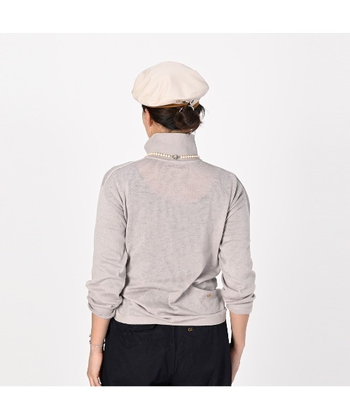 45R（フォーティファイブアール）の「ホール超ガーゼの908プル（ニット/セーター・レディース・ライトグレー/ネイビー/グリーン・SMALL/MEDIUM/LARGE/X-LARGE/X-SMALL）」の8枚目の写真