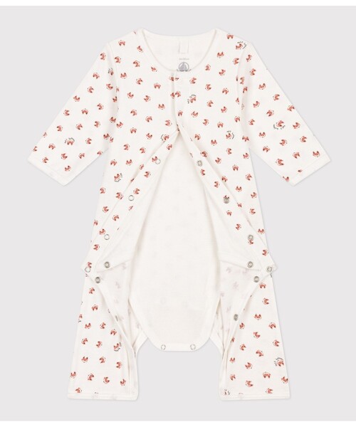 【セール】Ｂｏｄｙｊａｍａ（ロンパース）｜PETIT BATEAU（プチバトー）