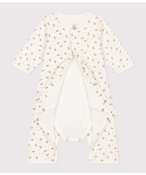 【セール】Ｂｏｄｙｊａｍａ（ロンパース）｜PETIT BATEAU（プチバトー）