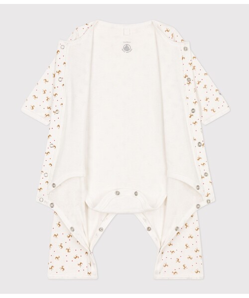 【セール】Ｂｏｄｙｊａｍａ（ロンパース）｜PETIT BATEAU（プチバトー）