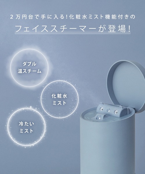 SALONIA フェイススチーマー グレー Amazon.co.jp: SALONIA サロニア ピュアブライト スチーマー