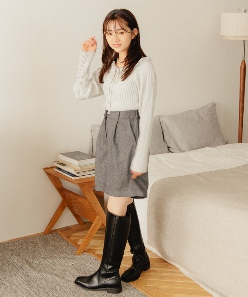 flower（フラワー）の「ツイードカチューシャ（カチューシャ・レディース・ブラック/ベージュ・FREE）」の7枚目の写真