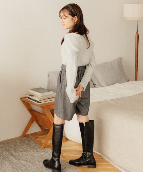 flower（フラワー）の「ツイードカチューシャ（カチューシャ・レディース・ブラック/ベージュ・FREE）」の8枚目の写真