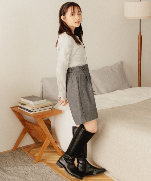 flower（フラワー）の「ツイードカチューシャ（カチューシャ・レディース・ブラック/ベージュ・FREE）」の9枚目の写真