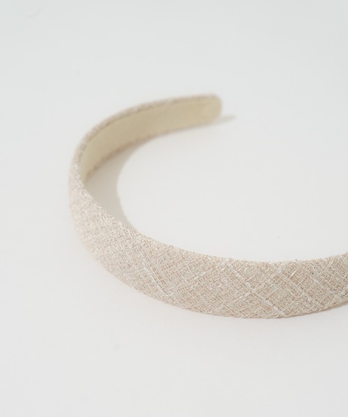 flower（フラワー）の「ツイードカチューシャ（カチューシャ・レディース・ブラック/ベージュ・FREE）」の14枚目の写真