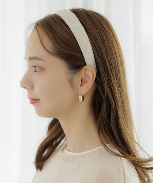 flower（フラワー）の「ツイードカチューシャ（カチューシャ・レディース・ブラック/ベージュ・FREE）」の19枚目の写真