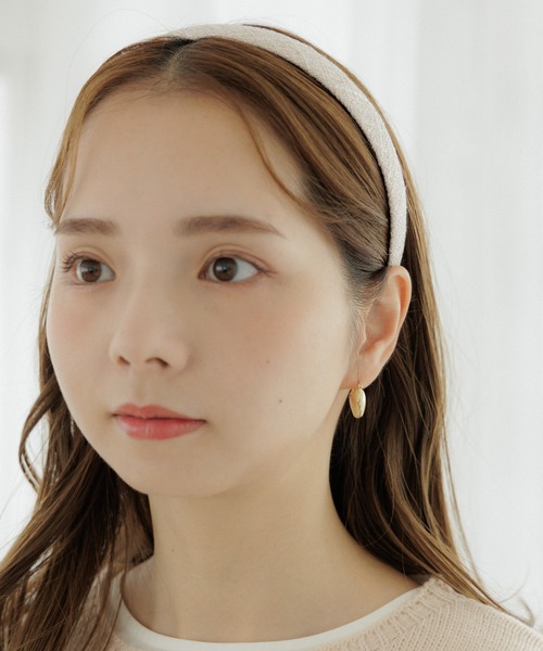 flower（フラワー）の「ツイードカチューシャ（カチューシャ・レディース・ブラック/ベージュ・FREE）」の21枚目の写真