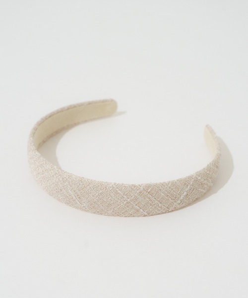 flower（フラワー）の「ツイードカチューシャ（カチューシャ・レディース・ブラック/ベージュ・FREE）」の22枚目の写真