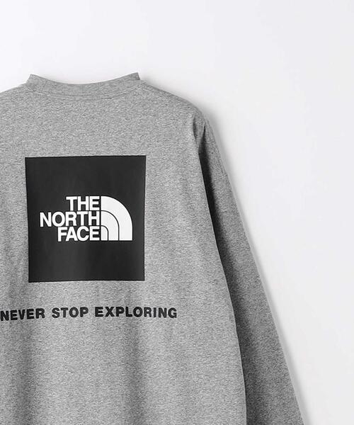 THE NORTH FACE(ザノースフェイス)の「<THE NORTH FACE> バック スクエア ロゴ ロングスリーブ Tシャツ(Tシャツ/カットソー・メンズ・ホワイト/ブラック/グレー・XL/L/M)」の3枚目の写真