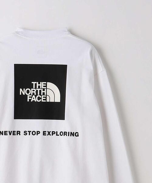 THE NORTH FACE(ザノースフェイス)の「<THE NORTH FACE> バック スクエア ロゴ ロングスリーブ Tシャツ(Tシャツ/カットソー・メンズ・ホワイト/ブラック/グレー・XL/L/M)」の1枚目の写真