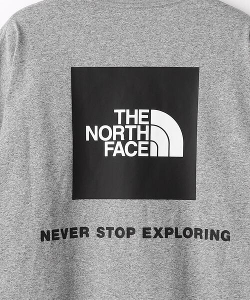 THE NORTH FACE(ザノースフェイス)の「<THE NORTH FACE> バック スクエア ロゴ ロングスリーブ Tシャツ(Tシャツ/カットソー・メンズ・ホワイト/ブラック/グレー・XL/L/M)」の9枚目の写真